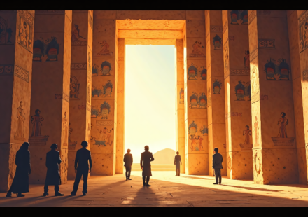 Ancient Egyptian Judge’s Tomb Reveals Vibrant 4,000‑Year‑Old Art — AI-generated editorial illustration