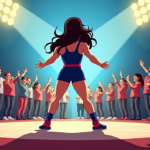 Tessa Blanchard Declares She’s the Best, Yet Aims to Prove It — AI-generated editorial illustration
