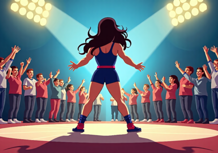 Tessa Blanchard Declares She’s the Best, Yet Aims to Prove It — AI-generated editorial illustration