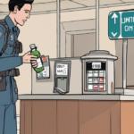 TSA May Allow Some Water Bottles Through Security, But Rules Stay Tight — AI-generated editorial illustration