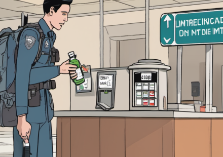 TSA May Allow Some Water Bottles Through Security, But Rules Stay Tight — AI-generated editorial illustration