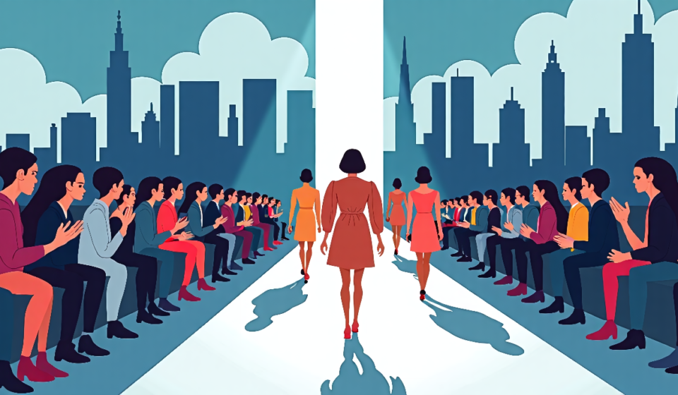 New York Fashion Week 2024: Inside the Spring Collection Showcases — AI-generated editorial illustration