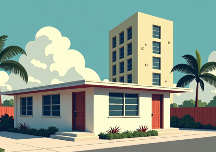 California Drops $54M CodePink Foundation, Florida Duplex Re‑emerges — AI-generated editorial illustration