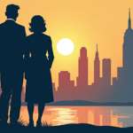 Tribeca 25: De Niro & Rosenthal Reflect on 25 Years of Film Festival — AI-generated editorial illustration