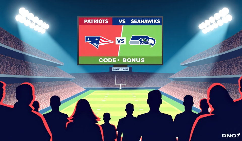 Kalshi Promo Code: $25 Bonus for Patriots vs. Seahawks Week 1 Game — AI-generated editorial illustration