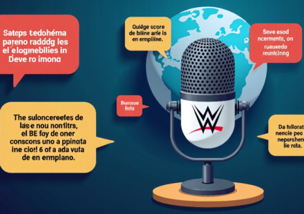 WWE Launches First Spanish‑Language Podcast “WWE Ahora” — AI-generated editorial illustration