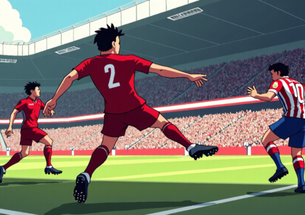 Mac Allister’s Long‑Range Goal Secures Liverpool’s Comeback vs. Atlético — AI-generated editorial illustration
