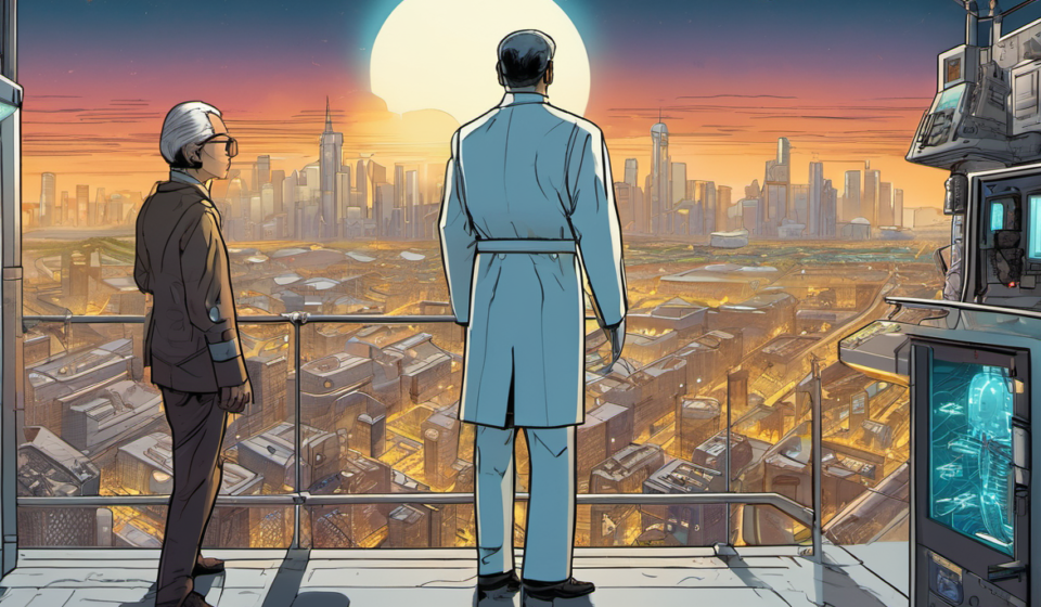 AI Lab Exodus Signals Urgent Safety Deadline — AI-generated editorial illustration