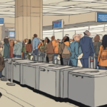 TSA’s New Program Lets Some Non‑Flyers Pass Security Without a Ticket — AI-generated editorial illustration