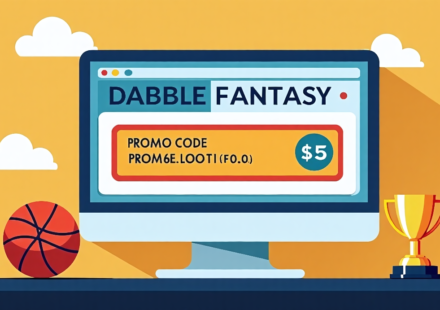 Dabble Offers $5 Play, $50 Bonus with FOX Promo Code — AI-generated editorial illustration