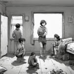 Ohio Man’s House of Squalor: 16 Grandchildren Confined, Incompetent to Stand Trial — AI-generated editorial illustration