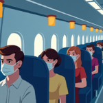 Delta Flight 2311 Plunges 27,000 Feet in 10 Minutes as Oxygen Masks Drop — AI-generated editorial illustration
