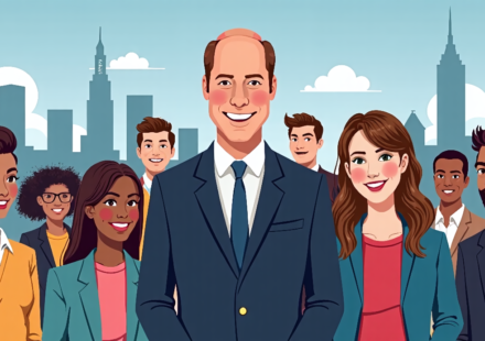 Prince William Launches Initiative to End Homelessness in the UK — AI-generated editorial illustration