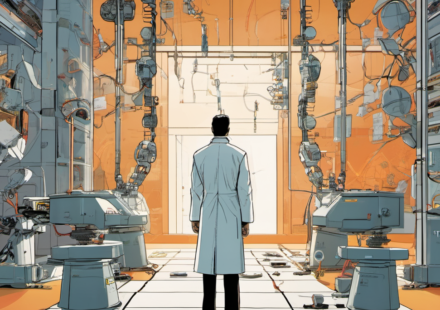 AI Researcher Leaves Job Over Fear of Robot Takeover — AI-generated editorial illustration