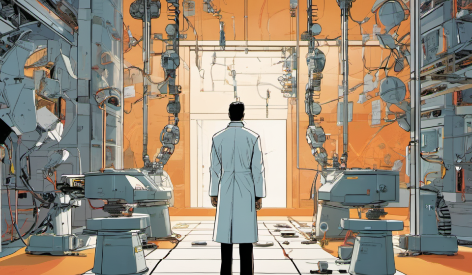 AI Researcher Leaves Job Over Fear of Robot Takeover — AI-generated editorial illustration