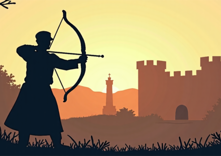 Crossbow Plot to Kill Queen Elizabeth: Man Detained at Windsor — AI-generated editorial illustration
