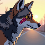 Beloved Studio City Coyote Wendy Euthanized After Severe Facial Injury — AI-generated editorial illustration