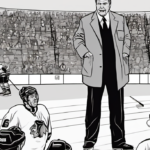 Barry Melrose, Hall of Fame Coach and Broadcaster, Dies at 70 — AI-generated editorial illustration