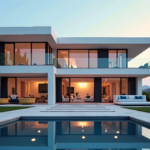 Christine Quinn’s Los Angeles Mansion Goes on the Market Amid Divorce Battle — AI-generated editorial illustration
