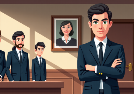 Clancy Lawyer Fires Back at Conspiracy Claims About Ex-Husband — AI-generated editorial illustration