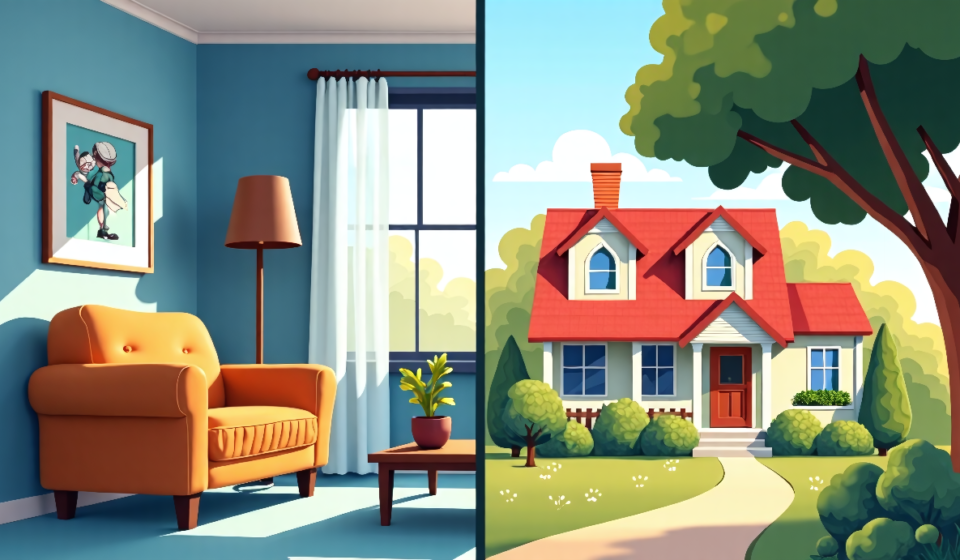 Rent or Buy? Navigating the Million-Dollar Decision in Today’s Housing Market — AI-generated editorial illustration