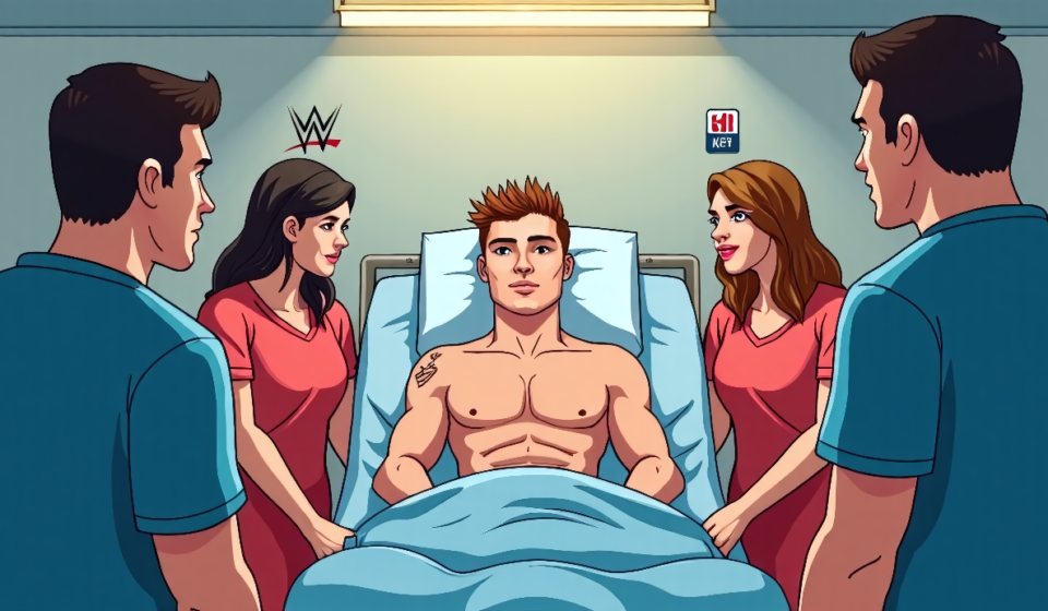 El Hijo del Vikingo Shares Rehab Update, Thanks WWE & AAA — AI-generated editorial illustration