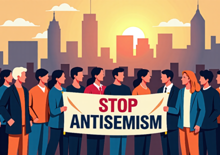 Fox News’ ‘Antisemitism Exposed’ Newsletter Highlights Rising Hate — AI-generated editorial illustration