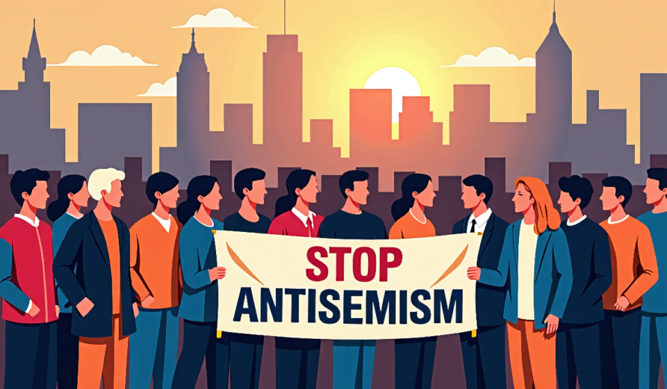 Fox News’ ‘Antisemitism Exposed’ Newsletter Highlights Rising Hate — AI-generated editorial illustration