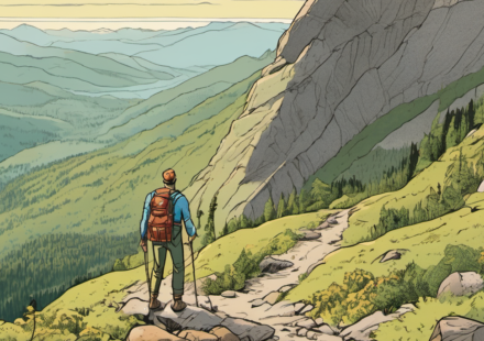 Hiker Discovers Remains on Georgia’s Mount Yonah, Sheriff Says More Details Coming — AI-generated editorial illustration