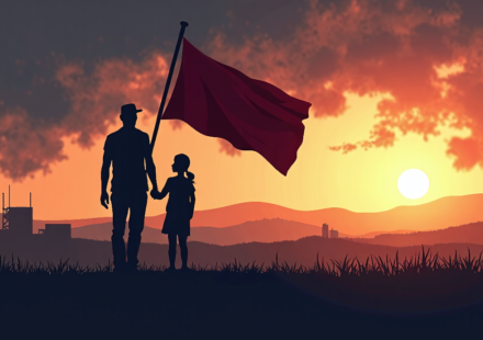 Gold Star Family Demands Army Release Probe on Kuwait Base Attack — AI-generated editorial illustration