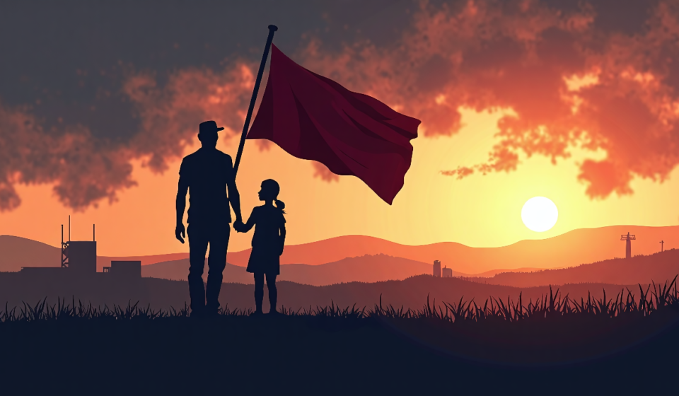 Gold Star Family Demands Army Release Probe on Kuwait Base Attack — AI-generated editorial illustration