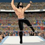 Seth Rollins Returns to the Ring in Quito, Ecuador — AI-generated editorial illustration