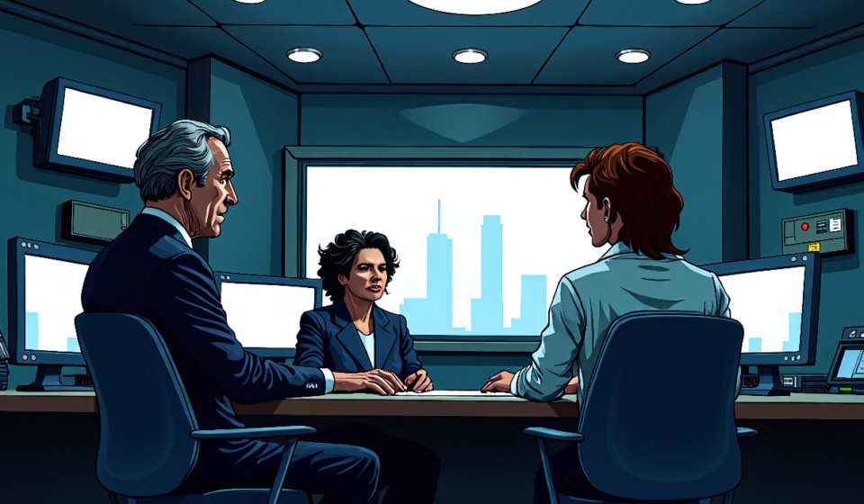 Bush White House Misunderstood Flight 93 as Shot Down, Says Rice — AI-generated editorial illustration