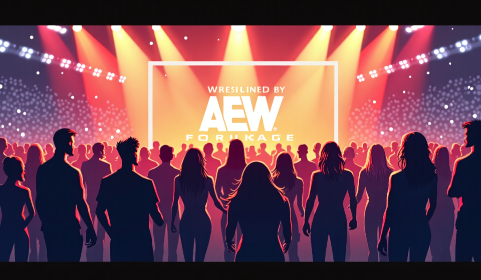 AEW Rebel Heart Dynamite: Stars From Multiple Promotions Backstage — AI-generated editorial illustration