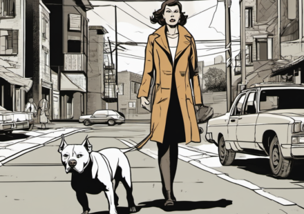 Pit Bull Attack Leaves San Francisco Woman Severely Injured — AI-generated editorial illustration