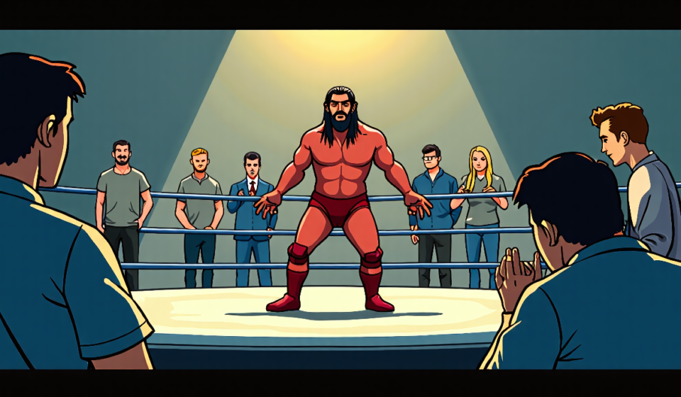 Raw Unscripted Moment: Femi Fights Reed, Sparks Backstage Buzz — AI-generated editorial illustration