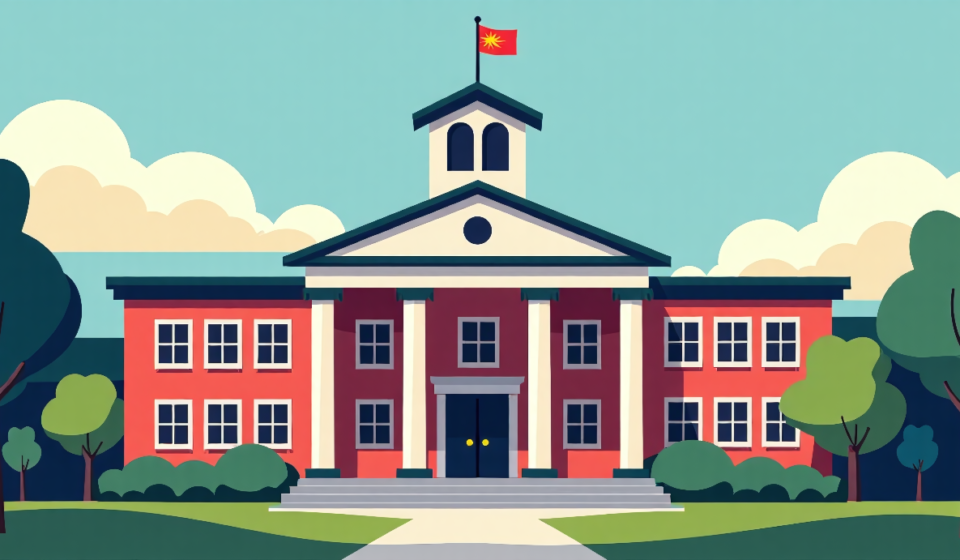 DHS Finally Takes Action After Immigrant Convicted of Assaulting Virginia Schoolgirls — AI-generated editorial illustration