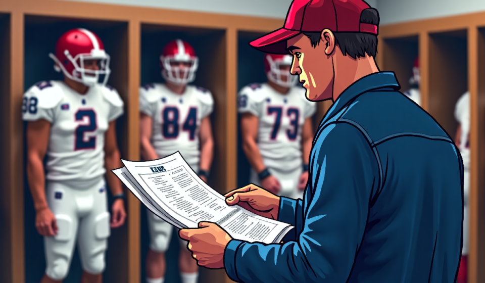 Whittingham Says He’s Not ‘Tied To’ Underwood Amid QB Struggles — AI-generated editorial illustration