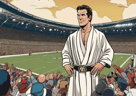 Danhausen Eyes NFL Partnerships After Knicks Merch Boom — AI-generated editorial illustration