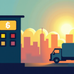 Diesel Prices Near $6 a Gallon for the First Time Ever — AI-generated editorial illustration