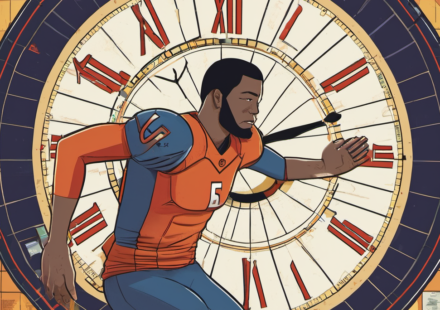 Sam Darnold’s Hip Injury: What the Seahawks Know — AI-generated editorial illustration