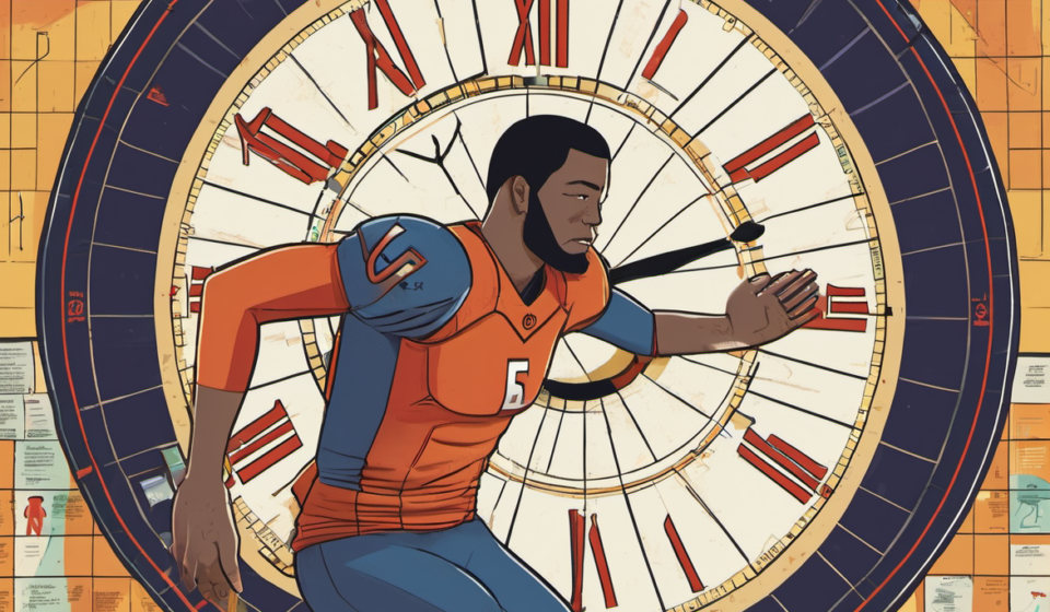 Sam Darnold’s Hip Injury: What the Seahawks Know — AI-generated editorial illustration