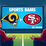 DraftKings Offers $200 Bonus on First Bet for Rams vs. 49ers Game — AI-generated editorial illustration