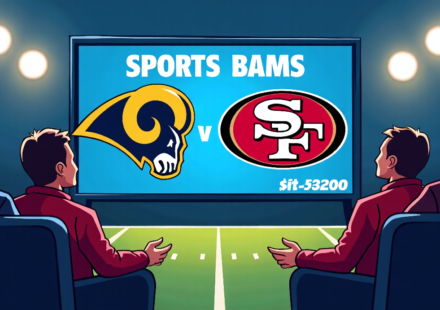 DraftKings Offers $200 Bonus on First Bet for Rams vs. 49ers Game — AI-generated editorial illustration