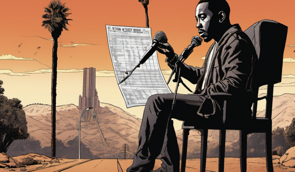 Trey Parker & Matt Stone Shelve $100M Musical with Kendrick Lamar — AI-generated editorial illustration