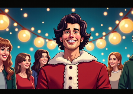 Mick Foley Joins Holiday Film ‘The Christmas Heartbeat’ — AI-generated editorial illustration