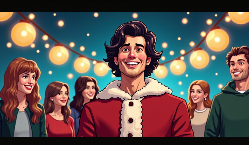 Mick Foley Joins Holiday Film ‘The Christmas Heartbeat’ — AI-generated editorial illustration