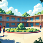 Widowed 9/11 Survivor Turns Loss Into Legacy With New School — AI-generated editorial illustration