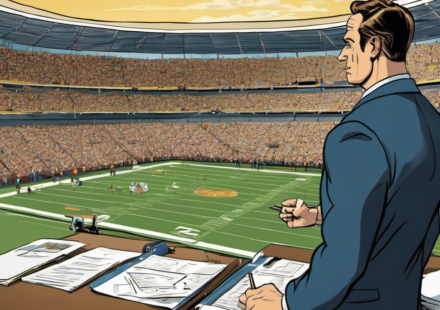 Dave Portnoy Names His All‑Time Michigan Football Dream Team — AI-generated editorial illustration