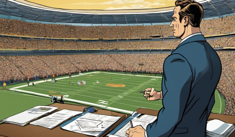 Dave Portnoy Names His All‑Time Michigan Football Dream Team — AI-generated editorial illustration
